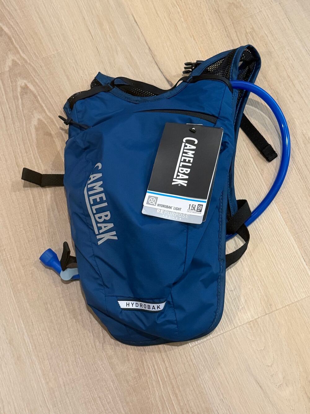 NEW CamelBak HydroBak Light 1.5L Hydration Pack Blue 50oz Reservoir Cycling